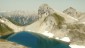 Im N der tiefblaue Obere Seewisee und das Seekpfle.