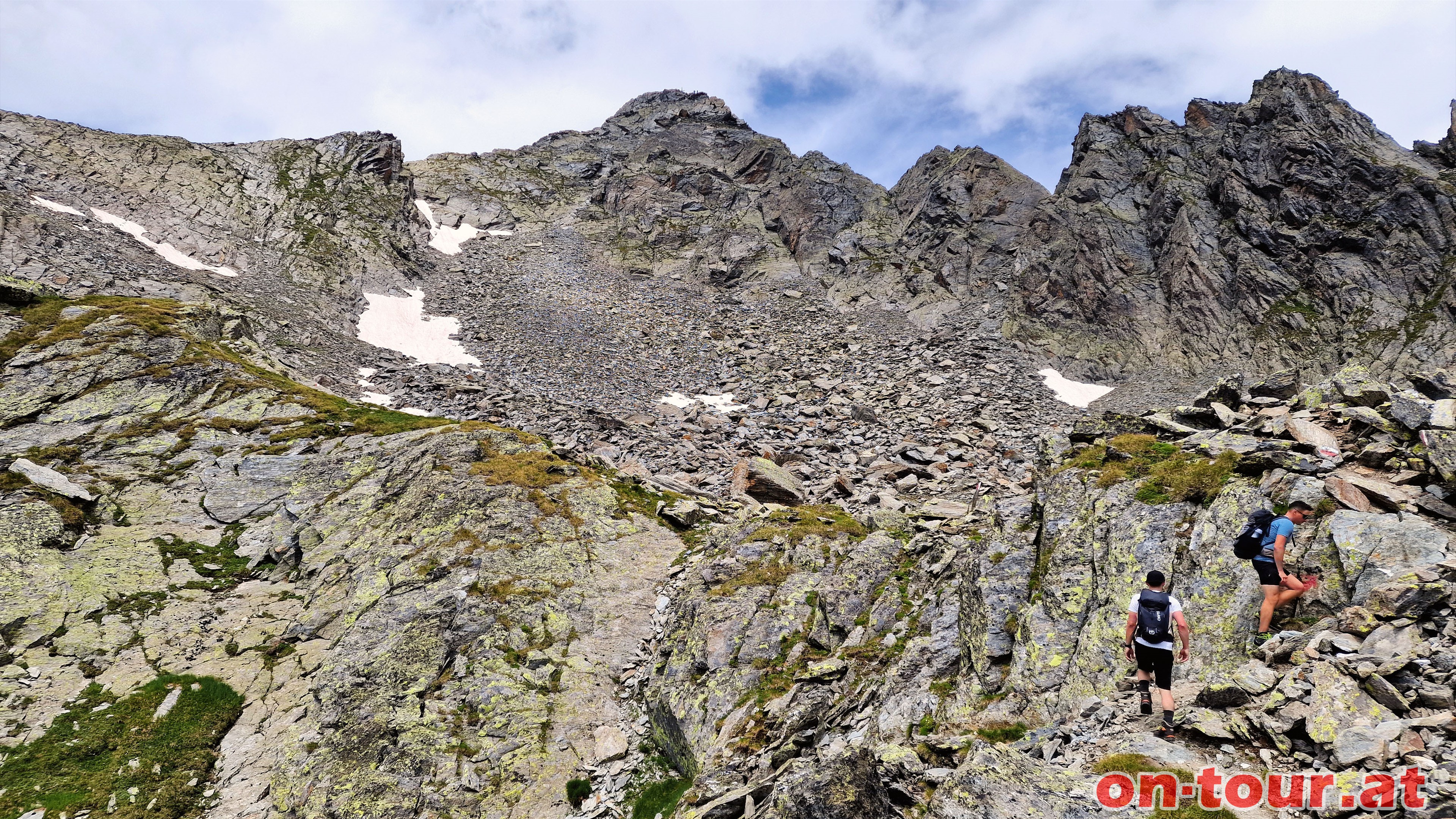 Aufstieg auf die Seespitze.