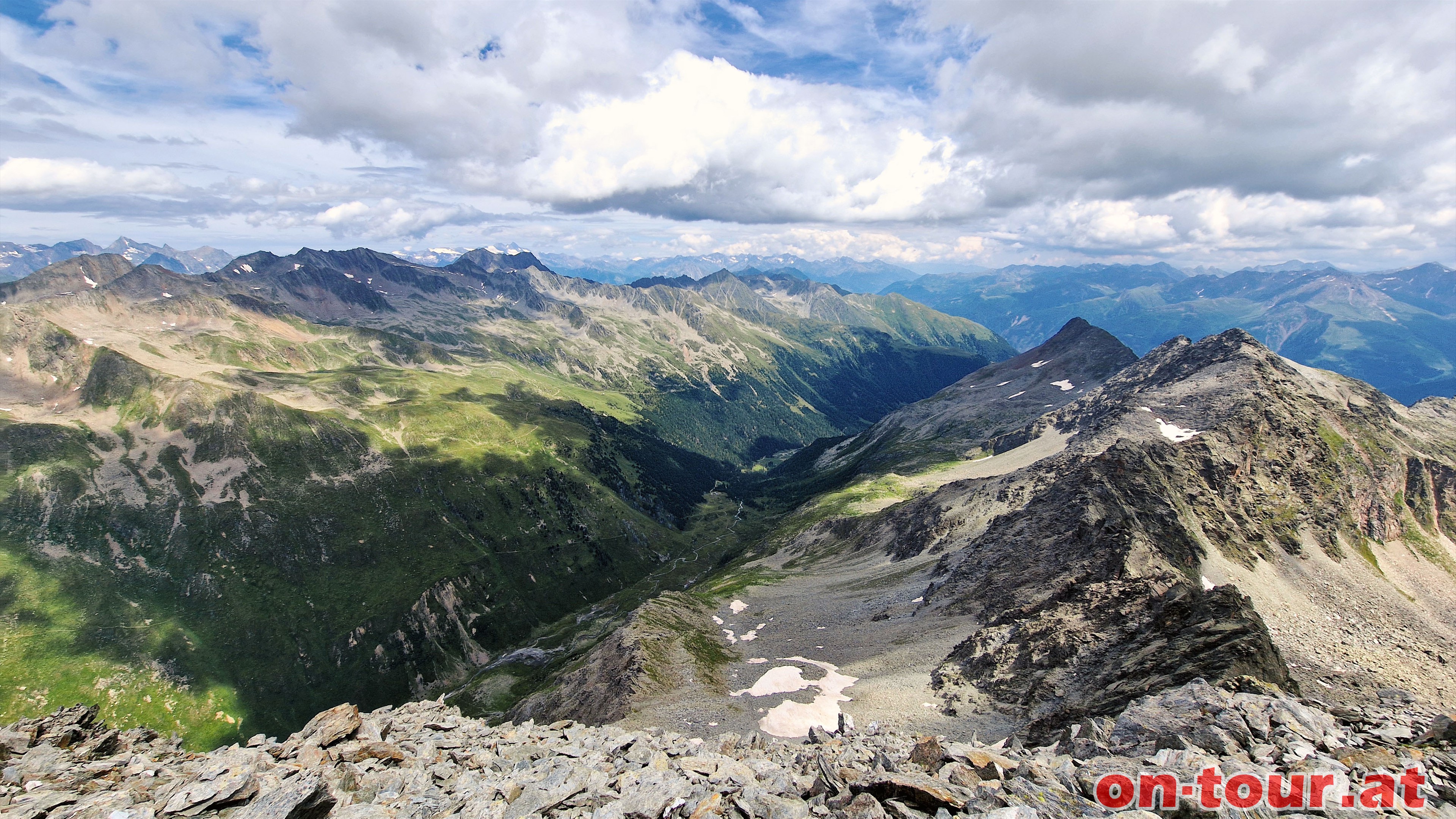Seespitze; O-Panorama ins Trojeralmtal.