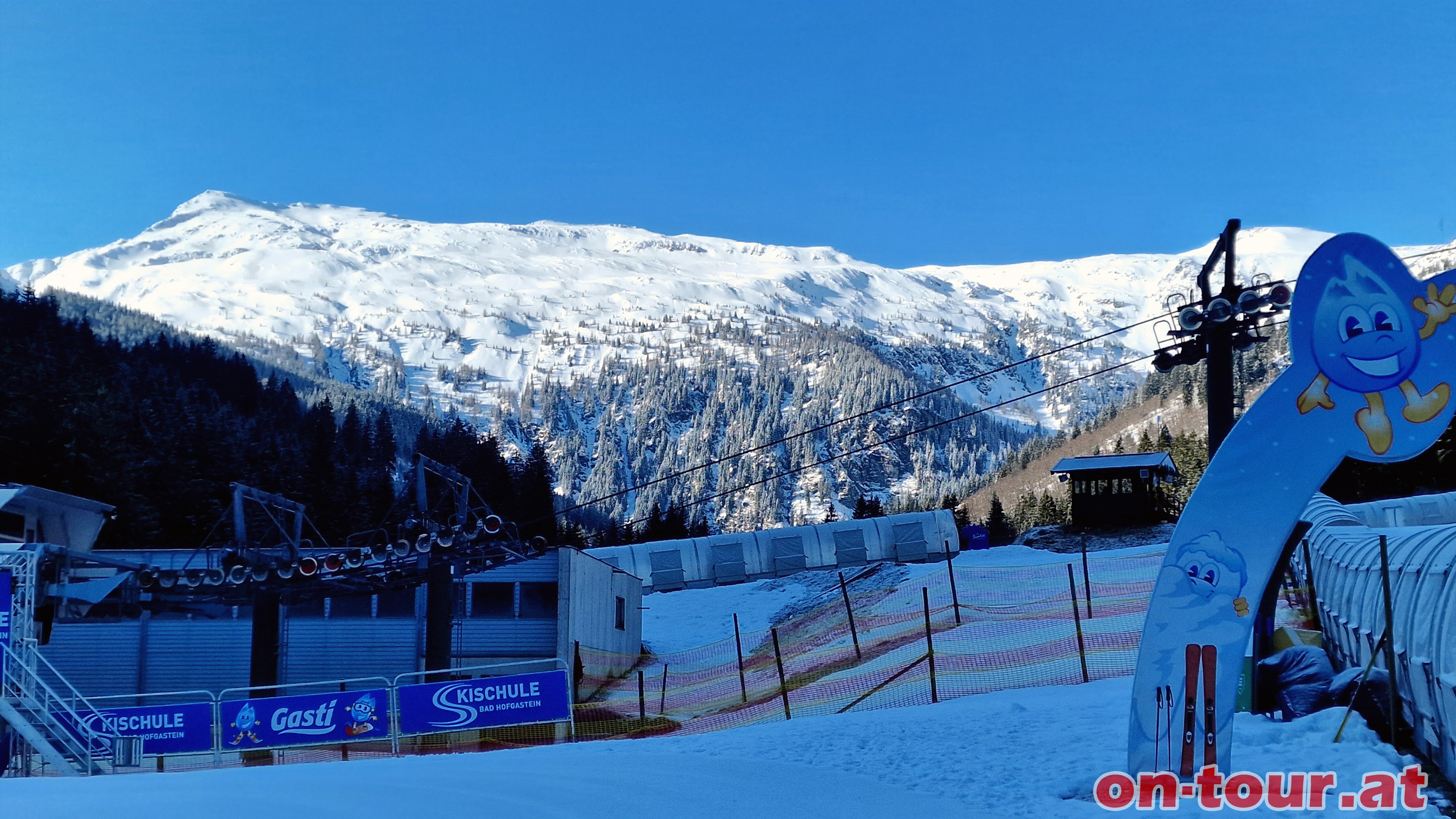 Start; Skigebiet im Angertal.