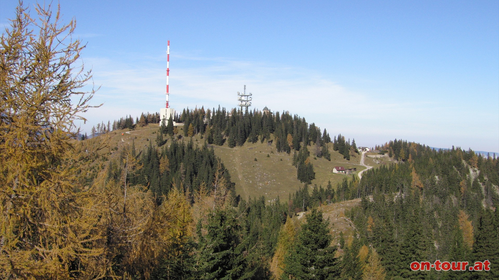 Der Sonnwendstein im Norden.