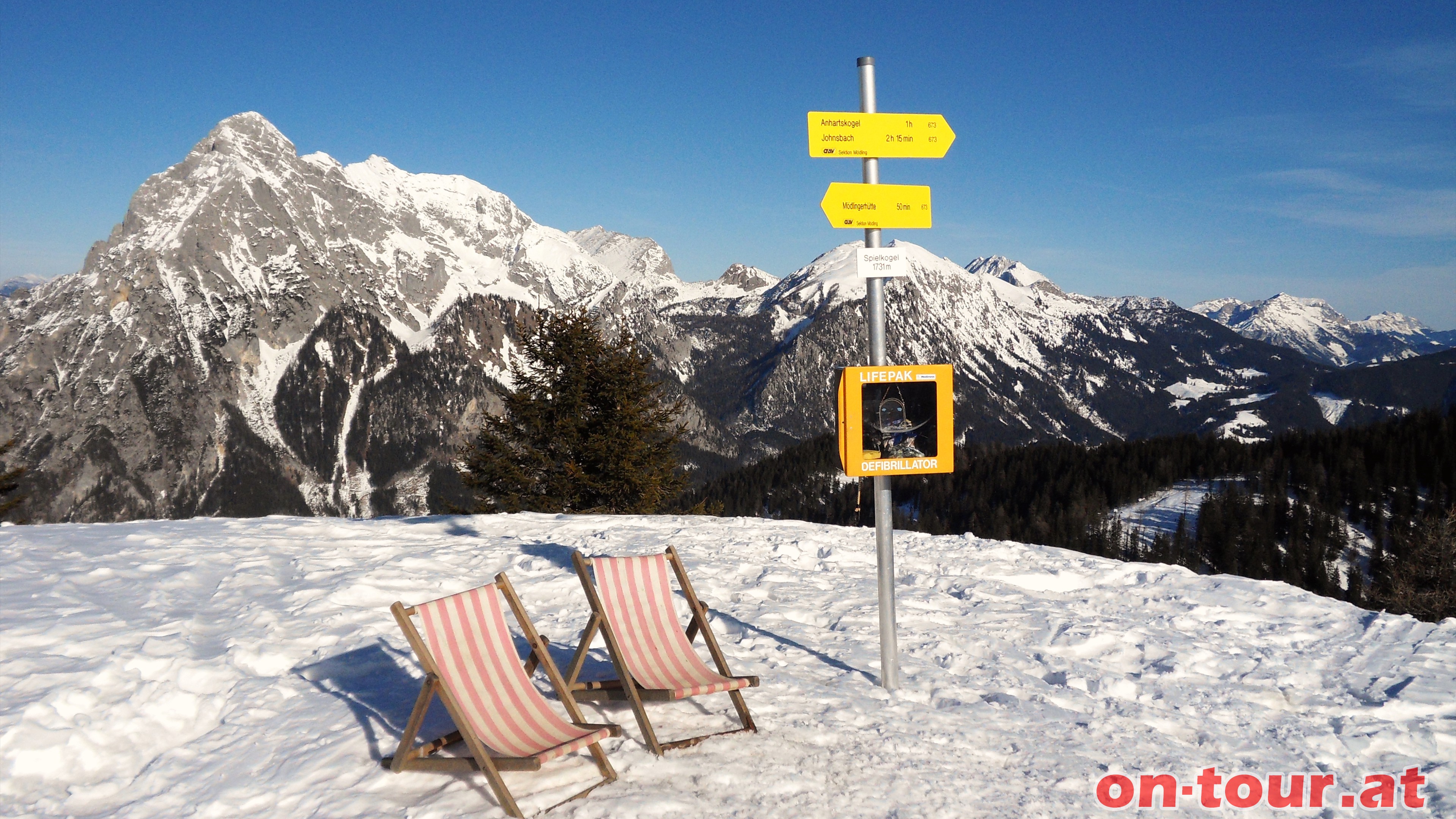 Atemberaubender Ausblick zum Xeis am Spielkogel.