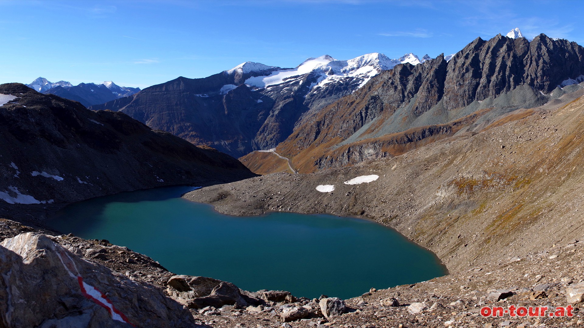 Bergsee unterhalb der Pfandlscharte.