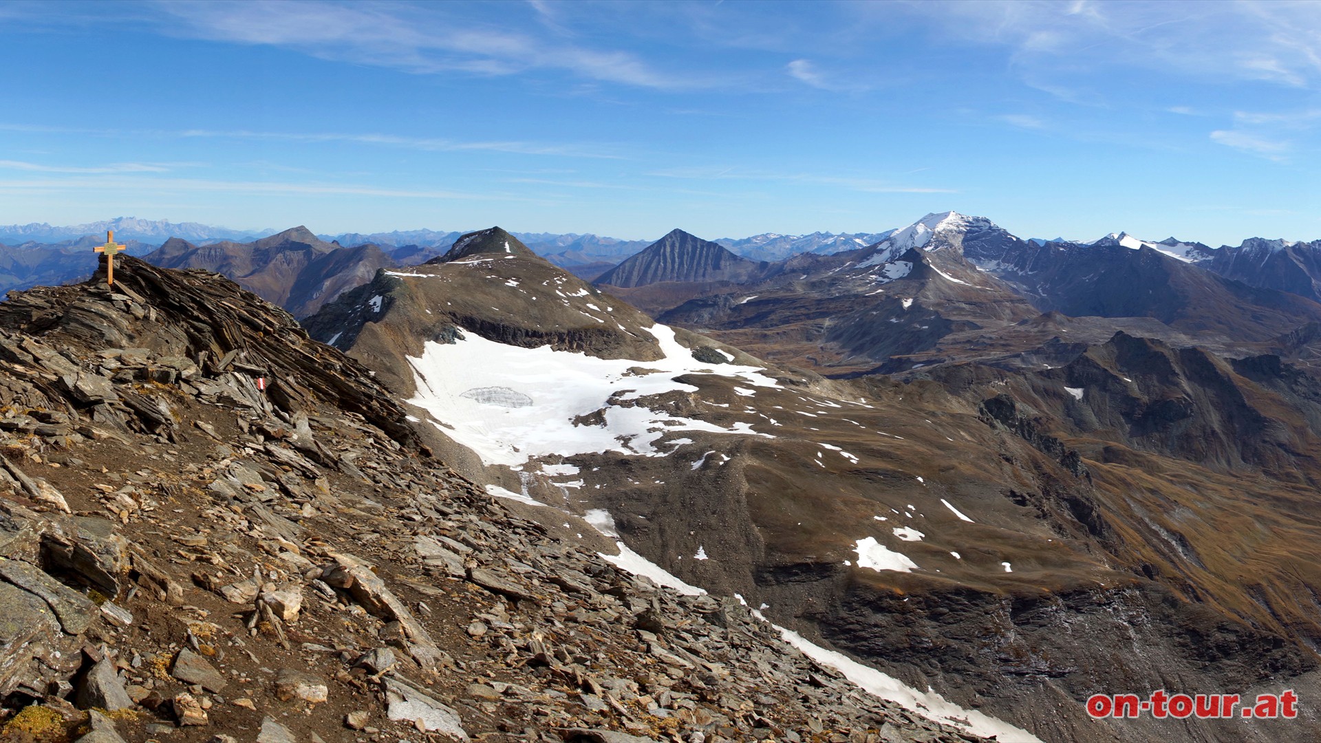 Spielmann; Ostpanorama zum Brennkogl und Alpenhauptkamm.