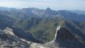 Ebenfalls im Nordwesten befindet sich der markante 2.643m hohe Zimba. Im Vordergrund der Kleine Sulzfluh.
