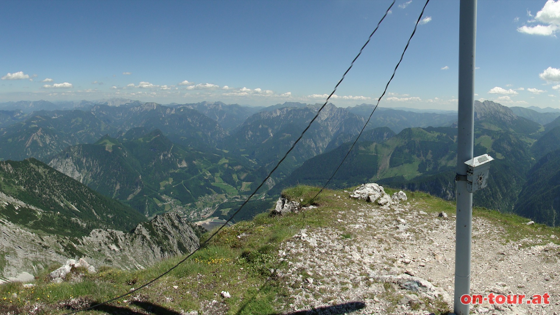 Tamischbachturm; SO-Panorama Richtung Hieflau