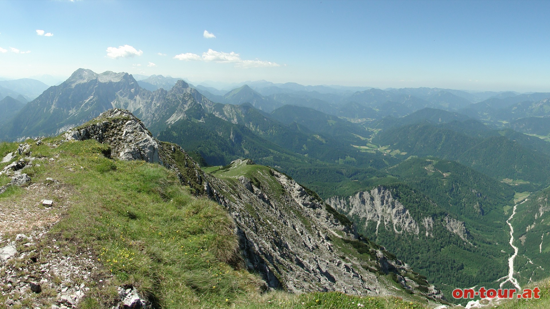 Tamischbachturm; Groer und Kleiner Buchstein im Westen