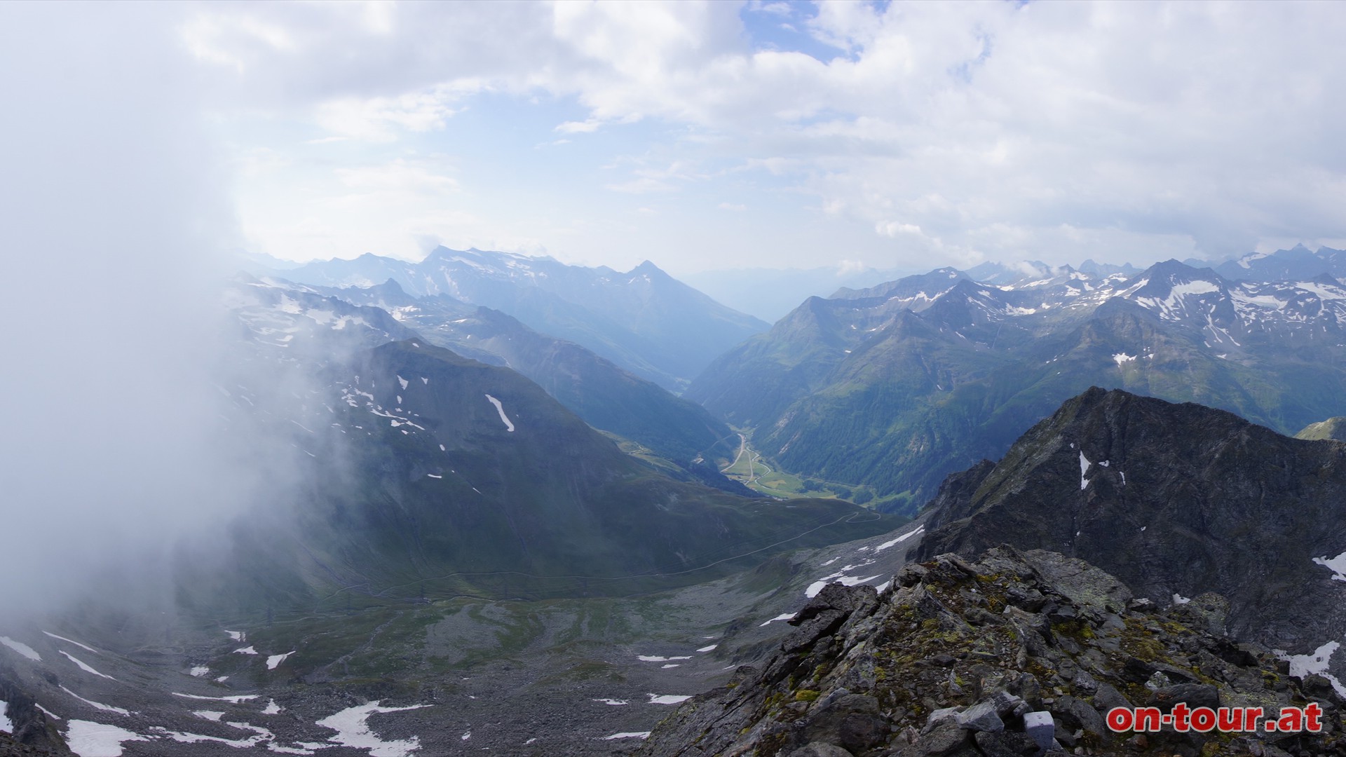 Tauernkogel; 2.989 m; Blick Richtung S ins Tauerntal.