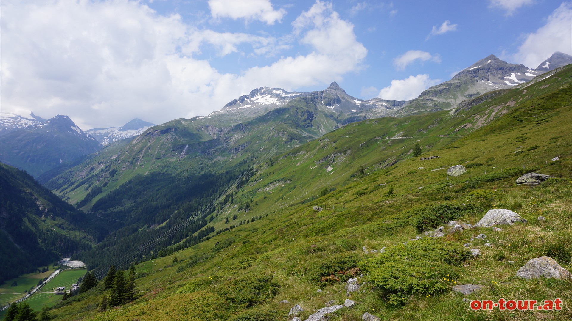 Venedigerblick (links) und Tauernkogel (rechts).