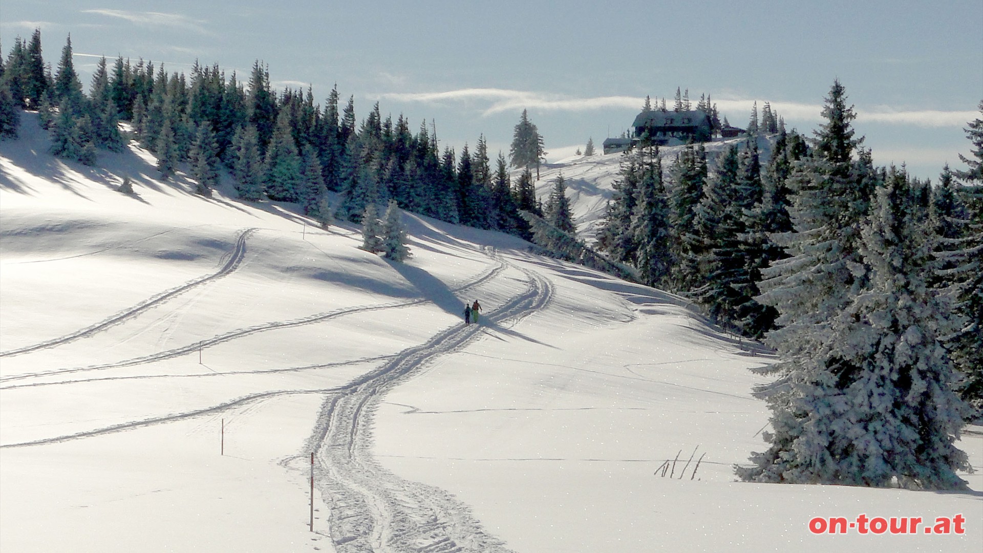 Den Weg zum Annabergerhaus kann man eigentlich kaum verfehlen. 