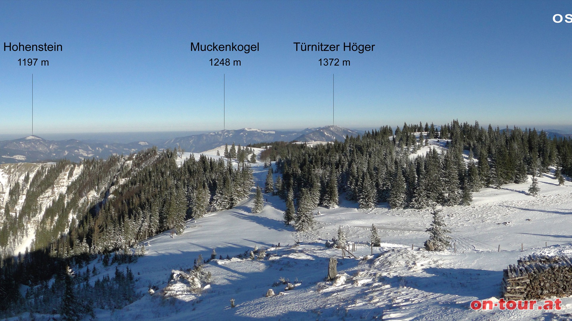 Tirolerkogel; NO-Panorama