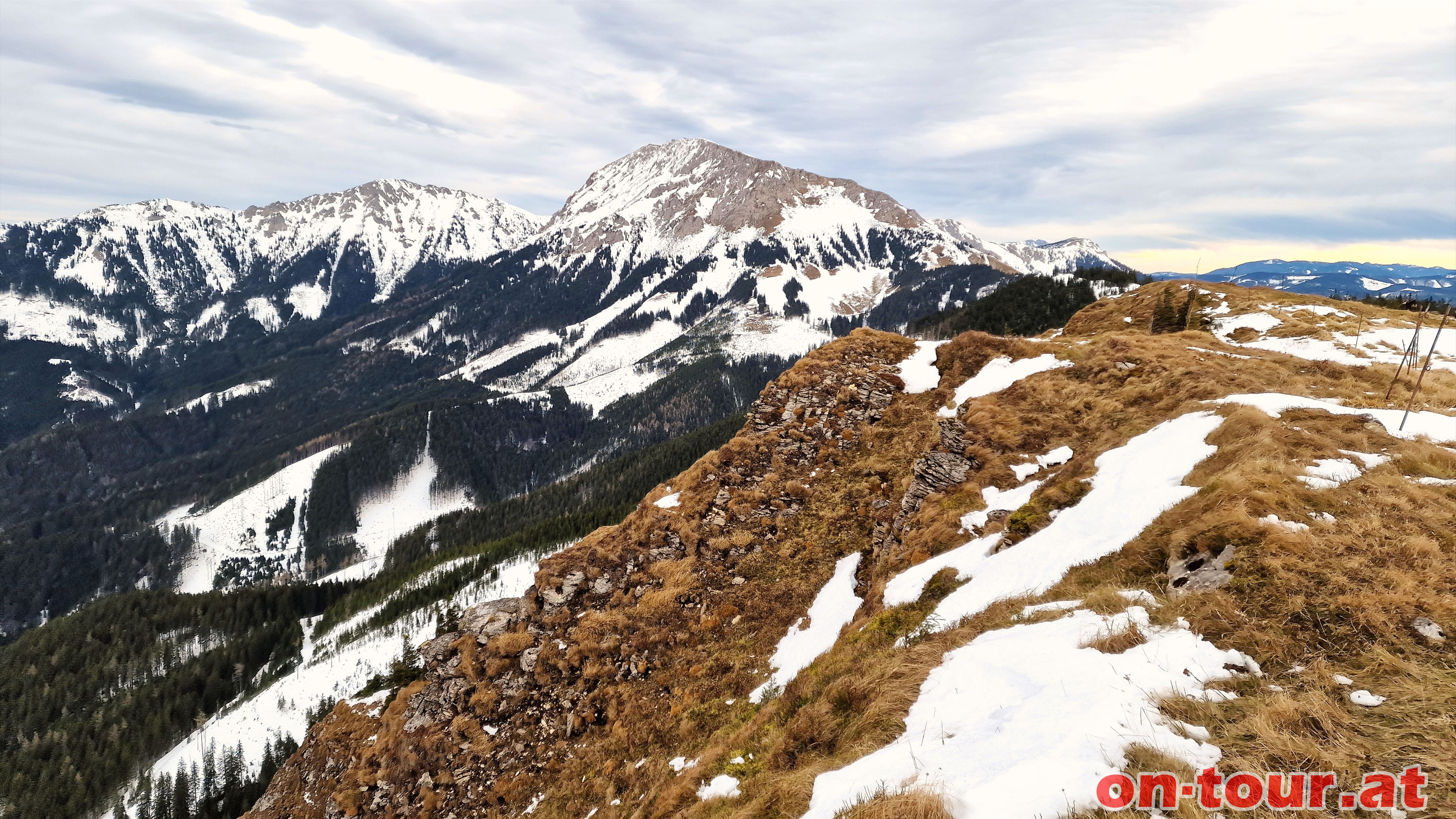 Turntaler Kogel; NO-Panorama mit Hoher Veitsch.