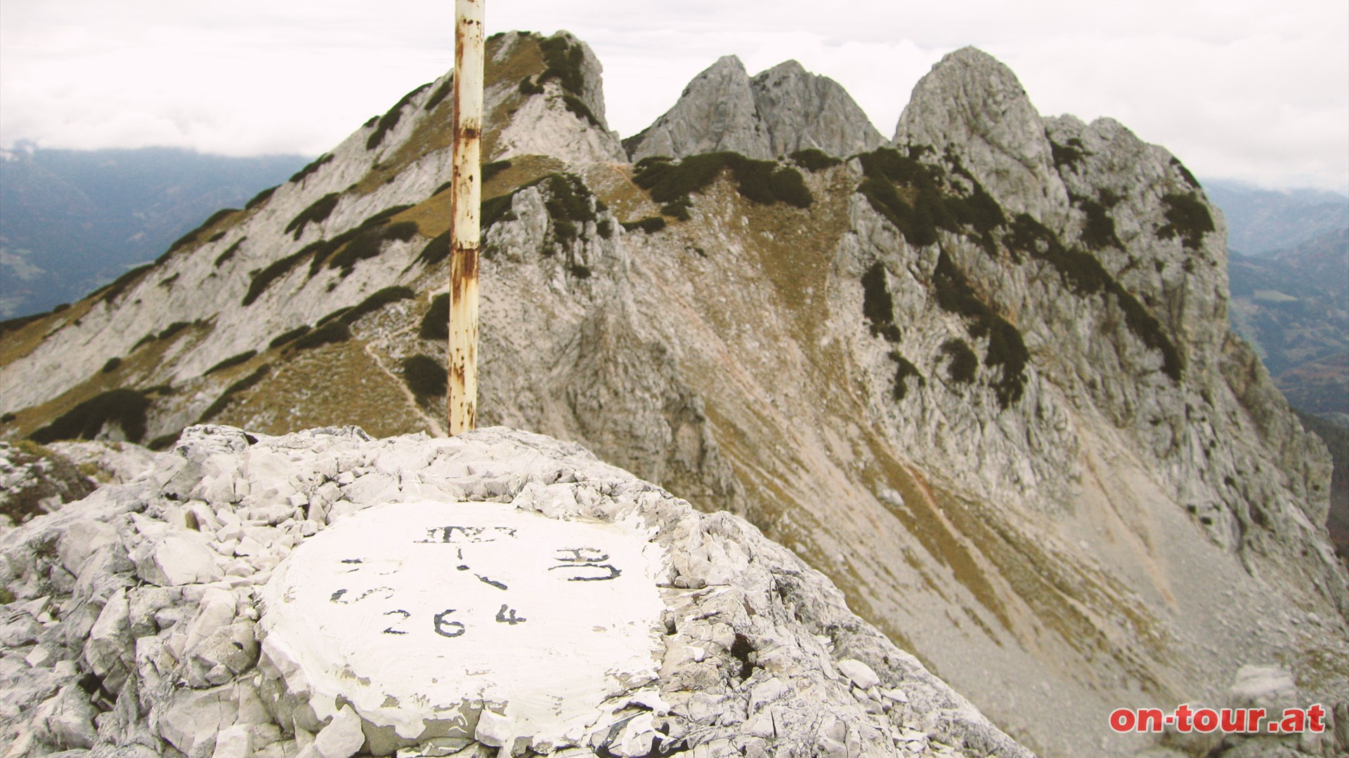 Nach ca. 250 m entlang der Grenze erreicht man den südlichsten Punkt von Österreich.