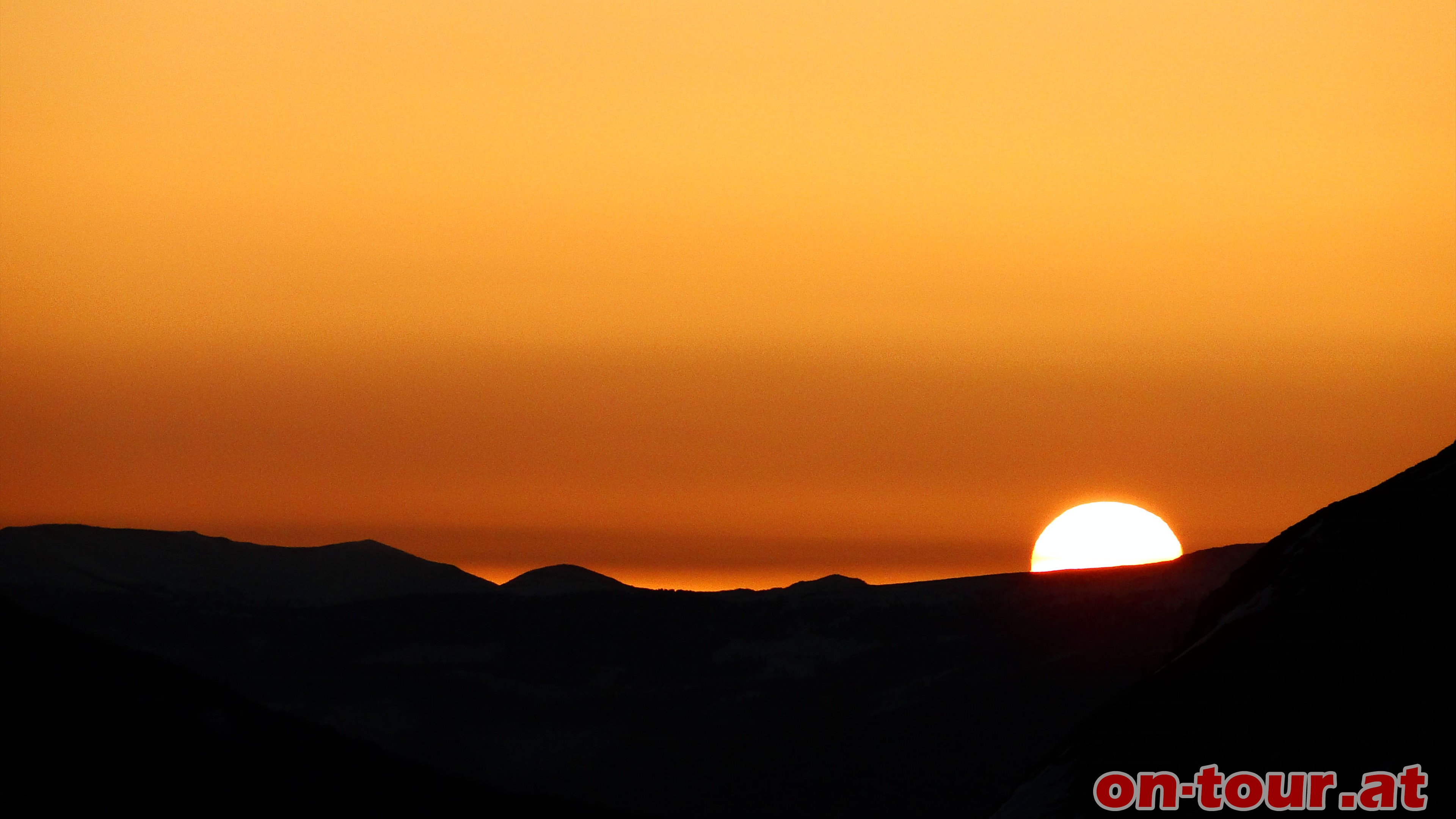 Tag 2; Sonnenaufgang. Sollte man nicht verpassen.