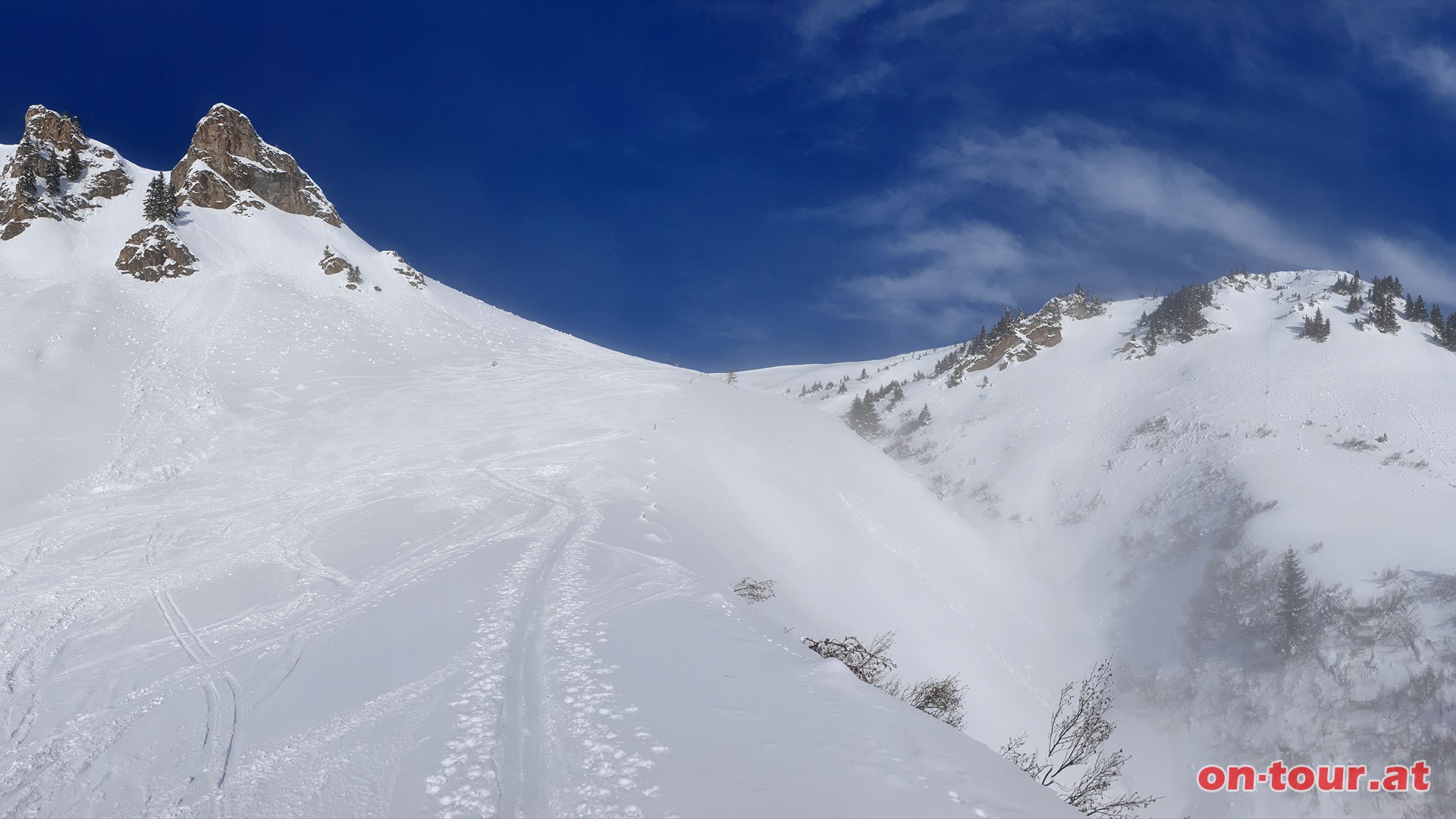 Rechts der Arnikariedel.