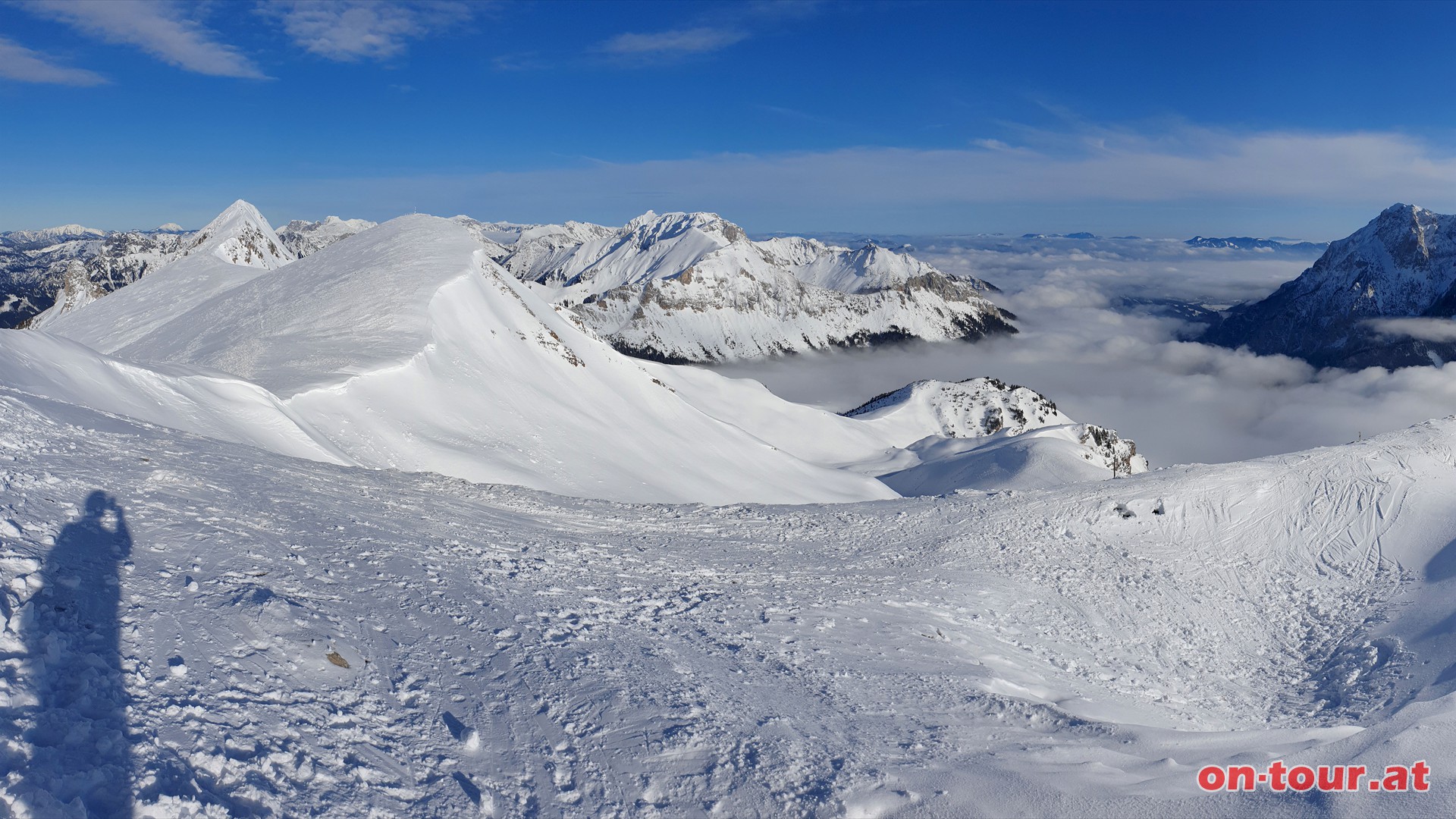 Wildfeld; NO-Panorama, Kammverlauf bis zum Eisenerzer Reichenstein.