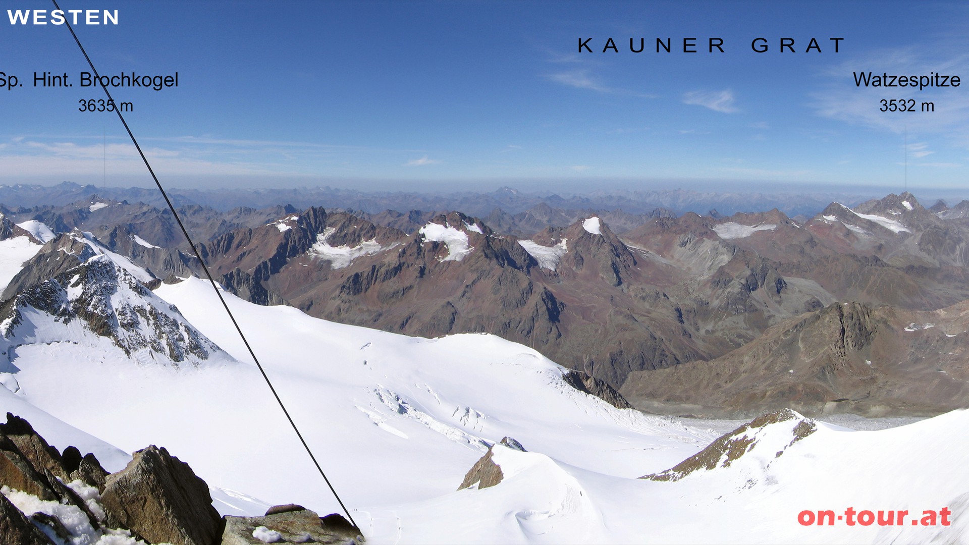 Wildspitze Westpanorama